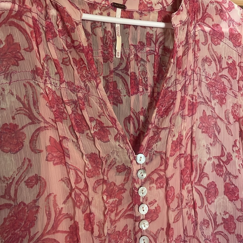 Free People See it Through Maxi Dress XS/S - Picture 7 of 8